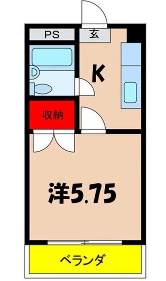 間取図 飯田線（長野県内）/伊那北駅 徒歩6分 4階 築39年