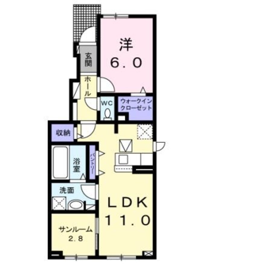 間取図 飯田線（長野県内）/大田切駅 徒歩13分 1階 築4年