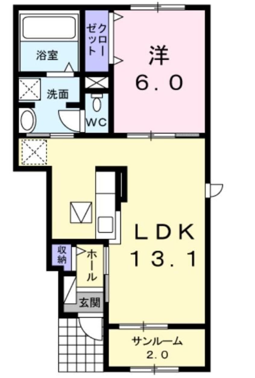 間取図 メゾン・ベル