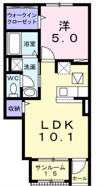 間取図 グランライトA