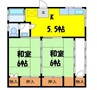 飯田線（長野県内）/大田切駅 徒歩9分 1階 築47年 2DKの間取り