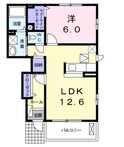グリーン・グラスＡの間取図