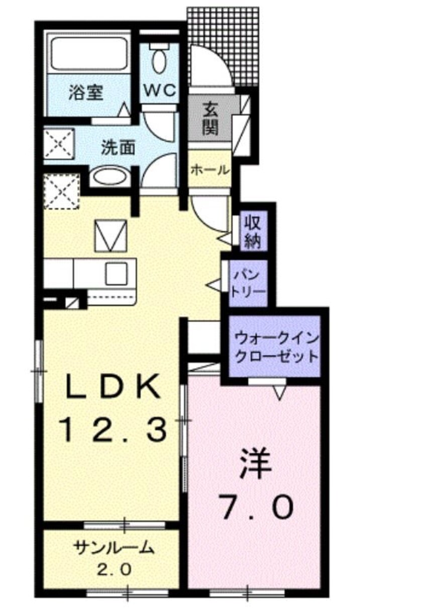 間取図 飯田線（長野県内）/伊那福岡駅 徒歩1分 1階 築3年