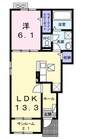 Le　Lien　I 1LDKの間取り