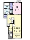 飯田線（長野県内）/沢駅 徒歩7分 1階 1年未満 1LDKの間取り