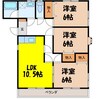 飯田線（長野県内）/伊那松島駅 徒歩13分 2階 築22年 3LDKの間取り