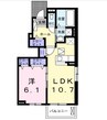 飯田線（長野県内）/北殿駅 徒歩10分 1階 築浅 1LDKの間取り