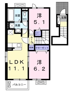 間取図 グランドハウス南箕輪I