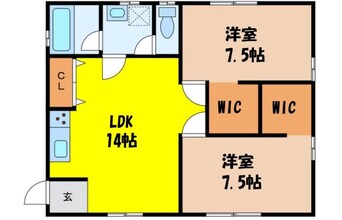 間取図 飯田線（長野県内）/伊那福岡駅 徒歩21分 2階 築22年