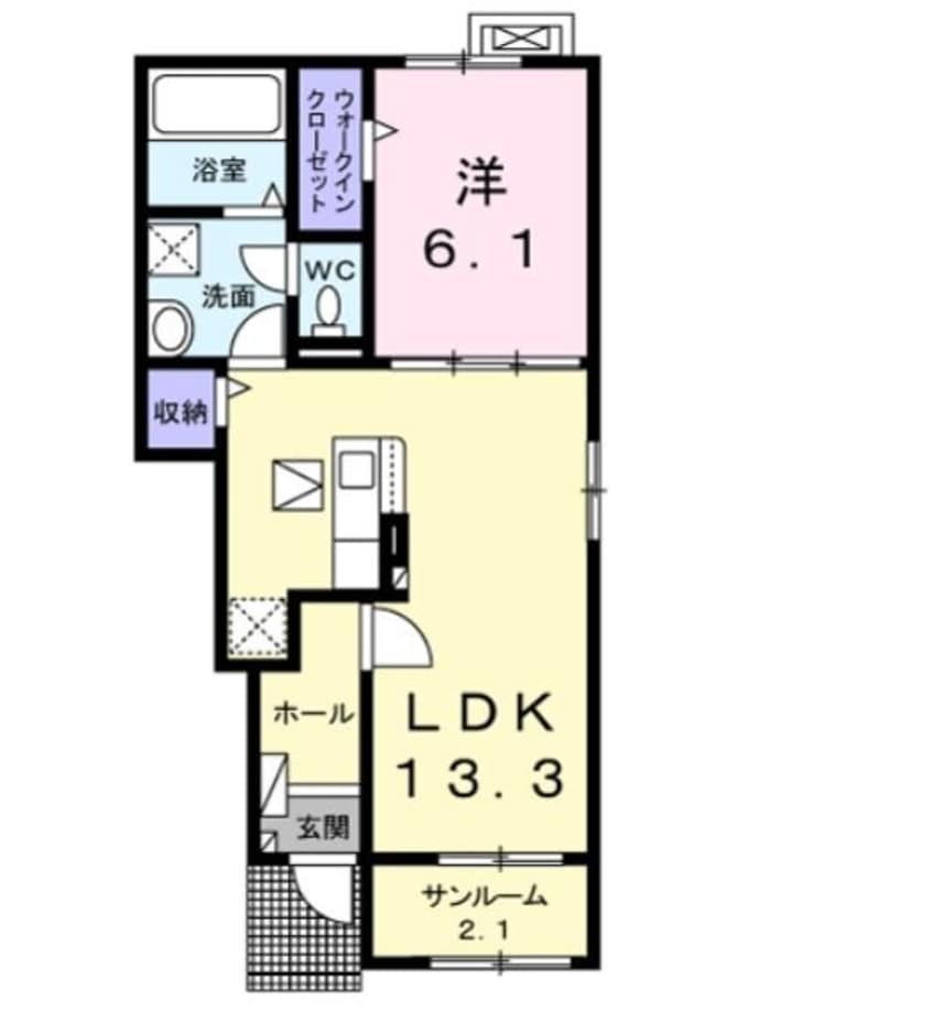 間取図 プリヴェール