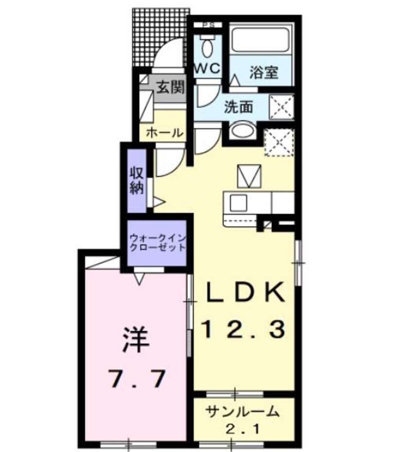 間取図 カーサメヌエット