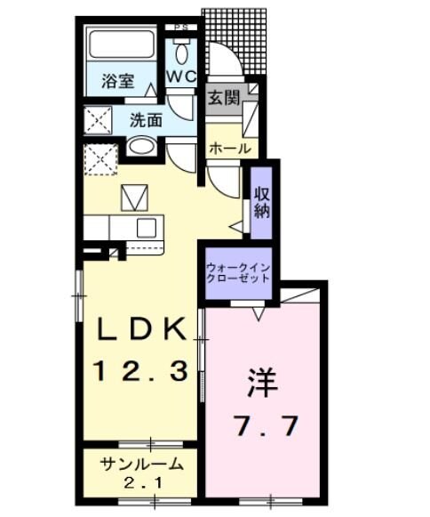 間取り図 カーサメヌエット