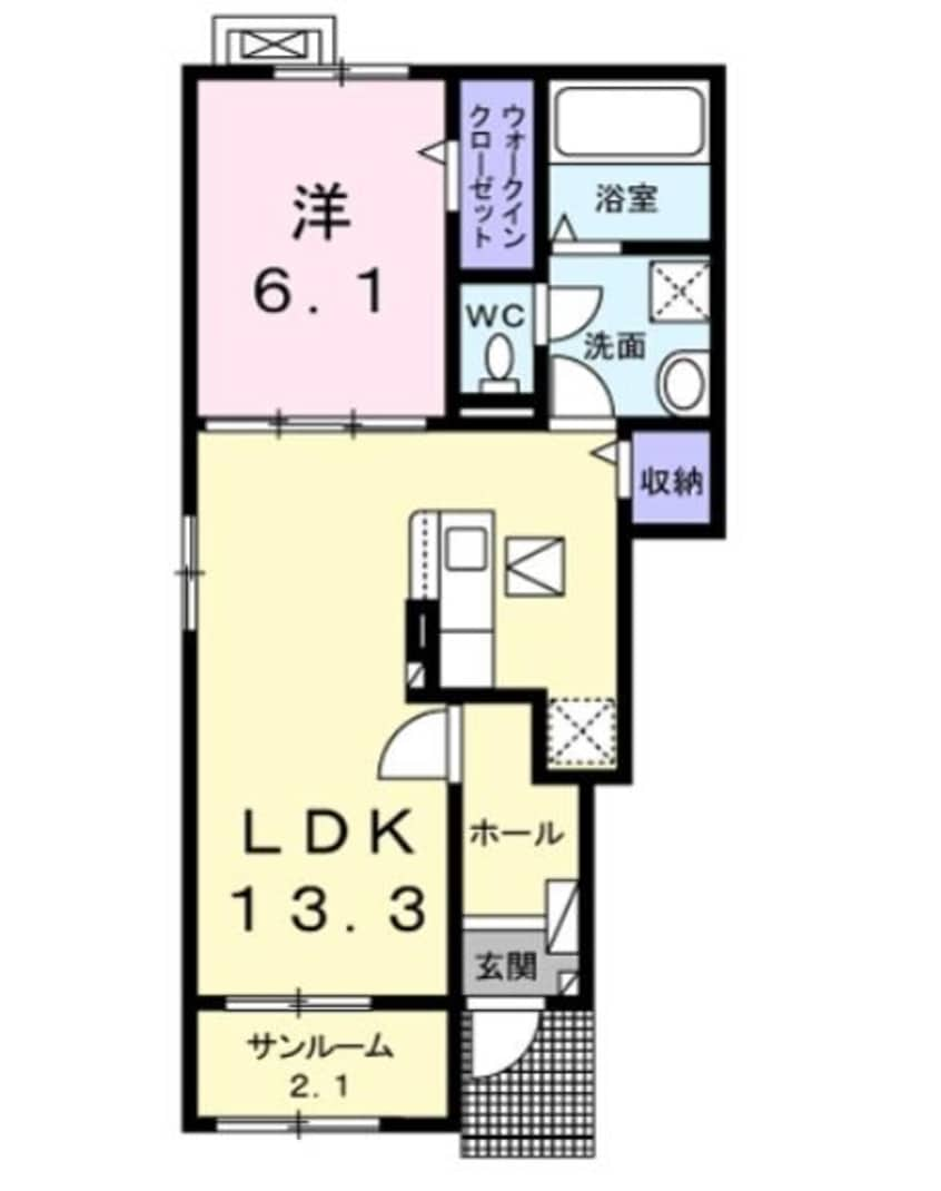 間取図 セレーノ箕輪