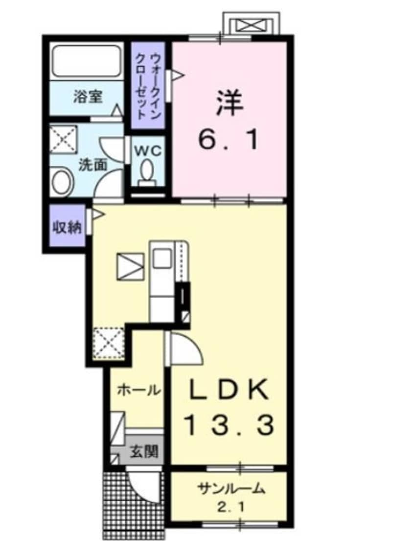 間取図 セレーノ箕輪