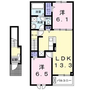 間取図 セレーノ箕輪