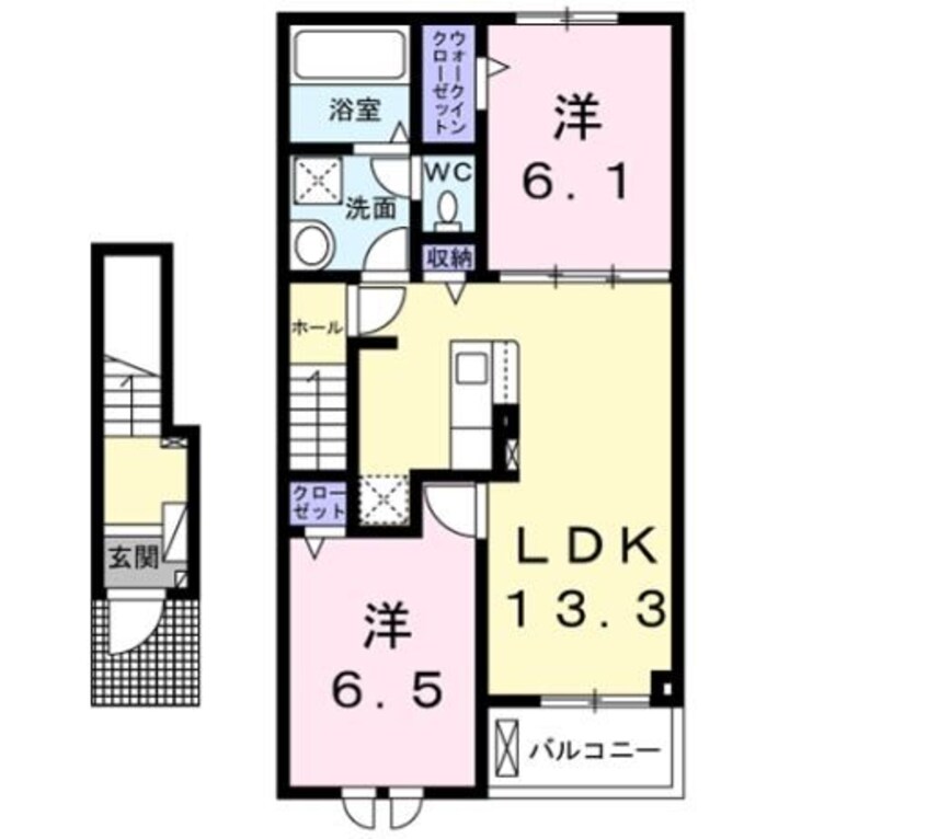 間取図 セレーノ箕輪