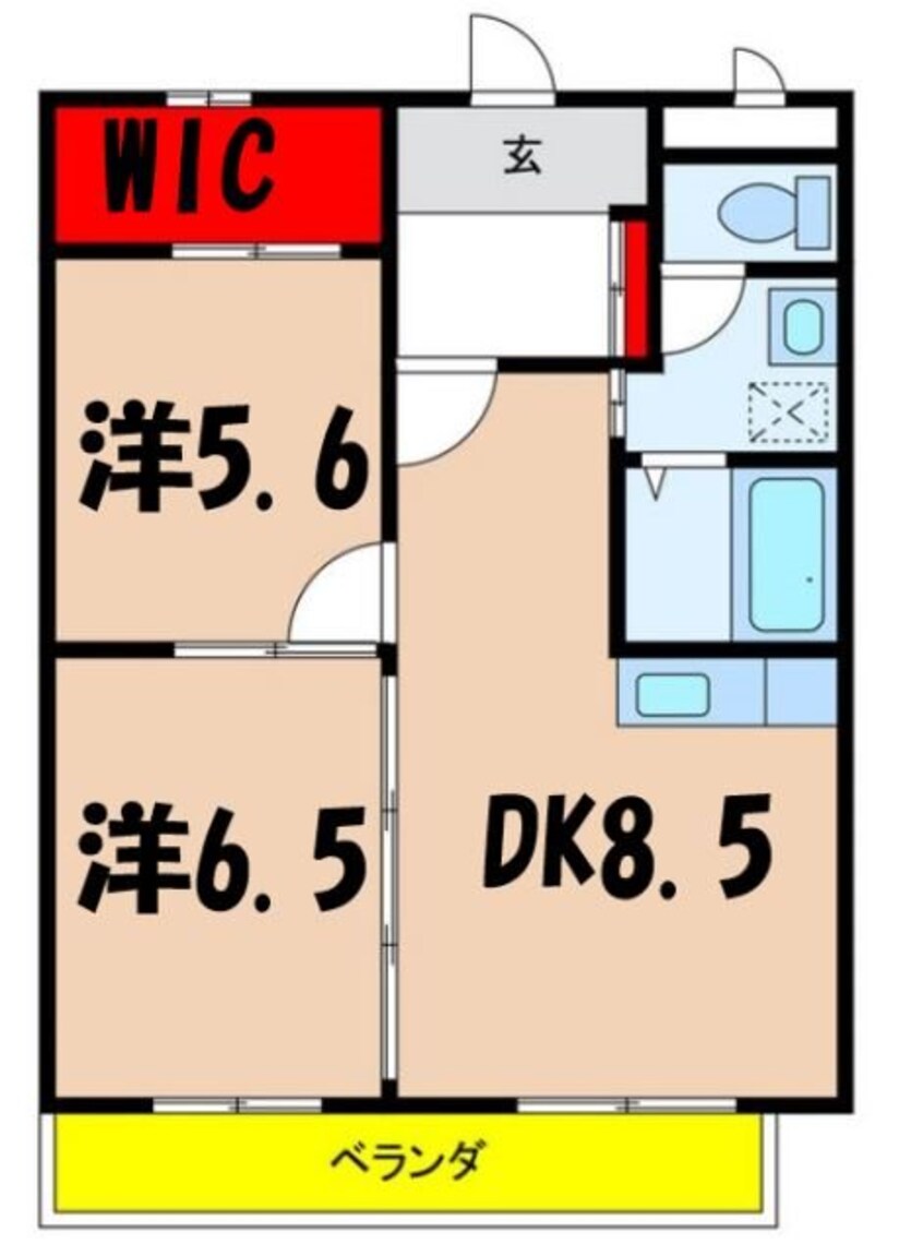 間取図 ベルセ・プランドール