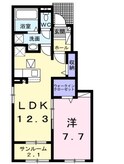 カーザ　マルヒロの間取図