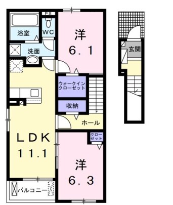 間取図 カーザ　マルヒロ