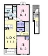 飯田線（長野県内）/伊那北駅 徒歩13分 2階 築浅 2LDKの間取り