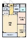 パルタージュE 1SKの間取り