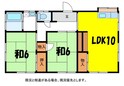 田中住宅Aの間取図