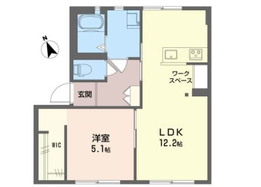 間取図 メゾンルミエールＢ