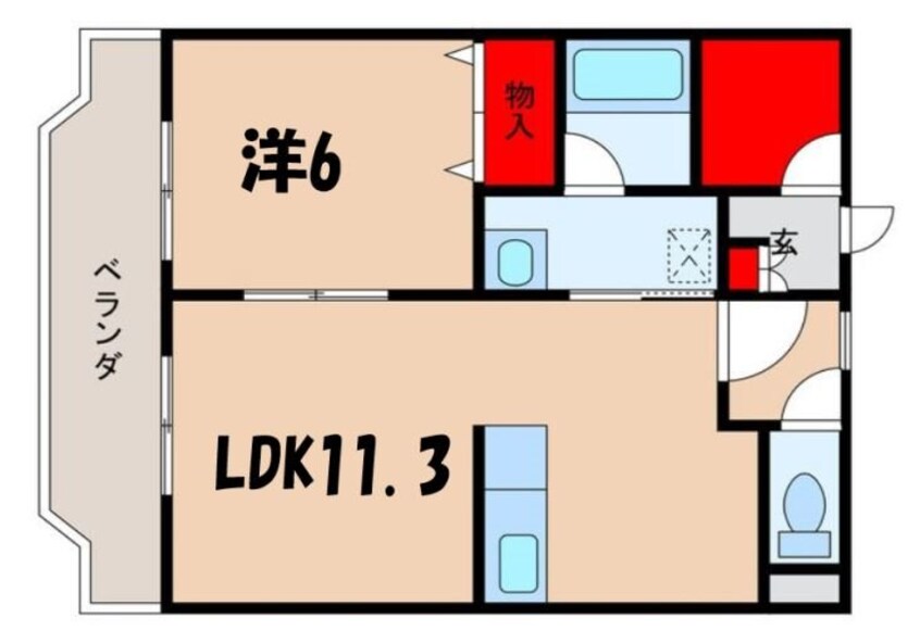 間取図 ティアラ
