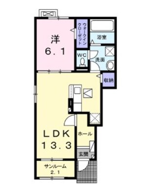 間取図 飯田線（長野県内）/田畑駅 徒歩16分 1階 1年未満