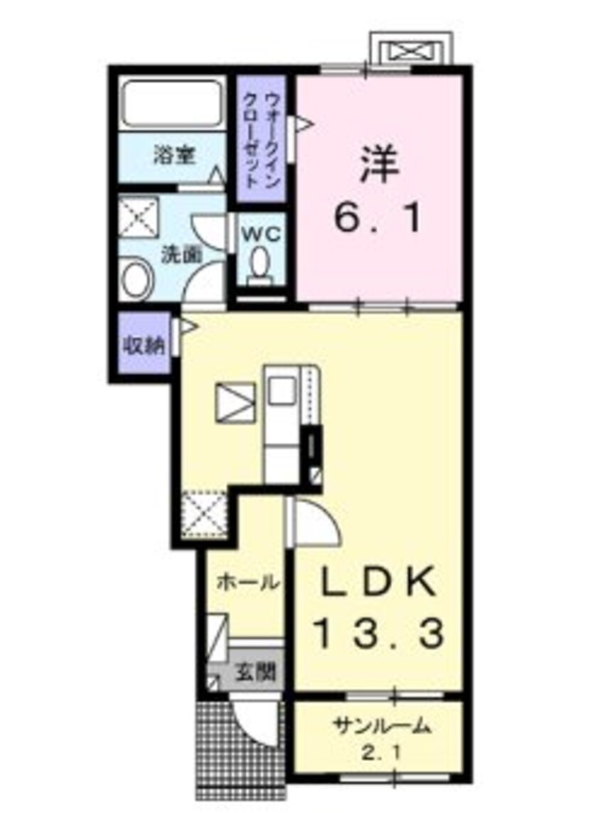 間取図 飯田線（長野県内）/田畑駅 徒歩16分 1階 1年未満