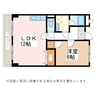 Limpiaプレステージサザン 1LDKの間取り