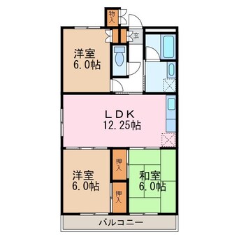 間取図 RISAIA鎌田