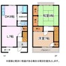 メゾンルピナス 2LDKの間取り