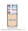 コーポラス・りる 1Kの間取り