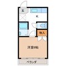 ハイツＫ 1Kの間取り