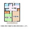 シティハイムナガタI 2Kの間取り