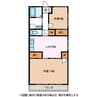 長丘タウンハウス 2LDKの間取り