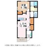 メゾン・グラース 1LDKの間取り