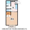 PAL HOUSE 1Kの間取り