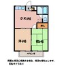 メゾン三郷2号棟 2DKの間取り