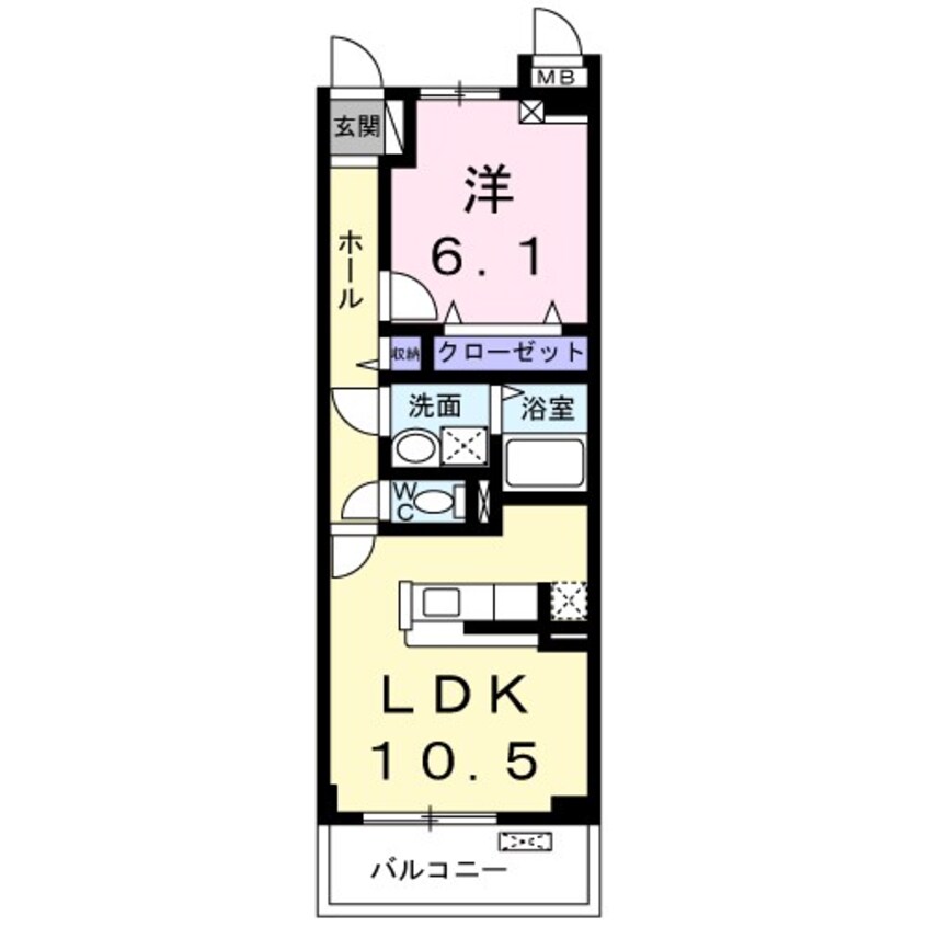 間取図 サニープレイス庄内