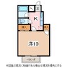 シャイニングタウン 1Kの間取り