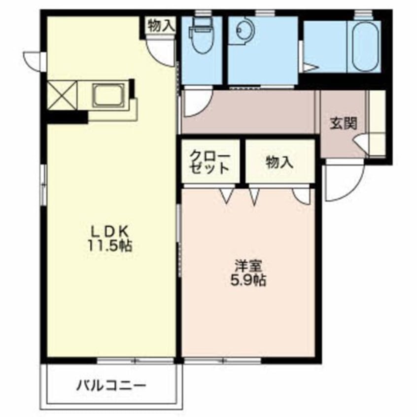 間取図 ディアス　シャインＡ