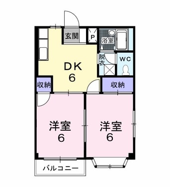 間取図 ハイツあららぎ