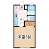 エコーバリ田川 1Kの間取り
