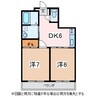 ガーデンハイツ 2DKの間取り