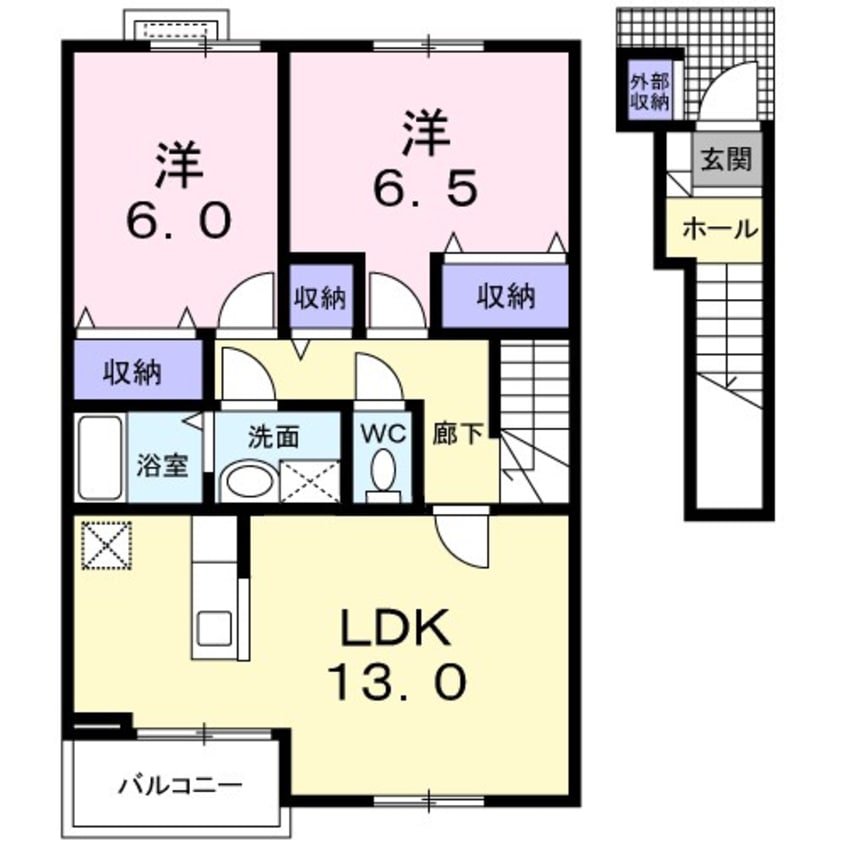 間取図 ボム・コリーヌIII