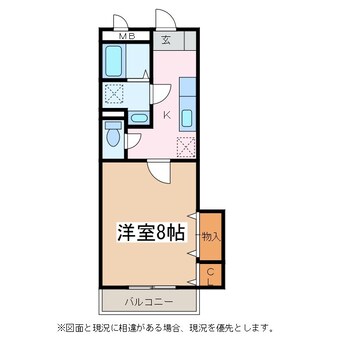 間取図 ロイヤルＭ橋詰