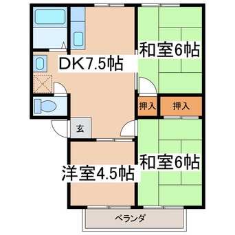 間取図 ハイツ平林I