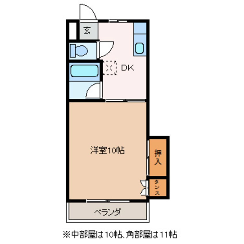 間取図 コーポヒカル